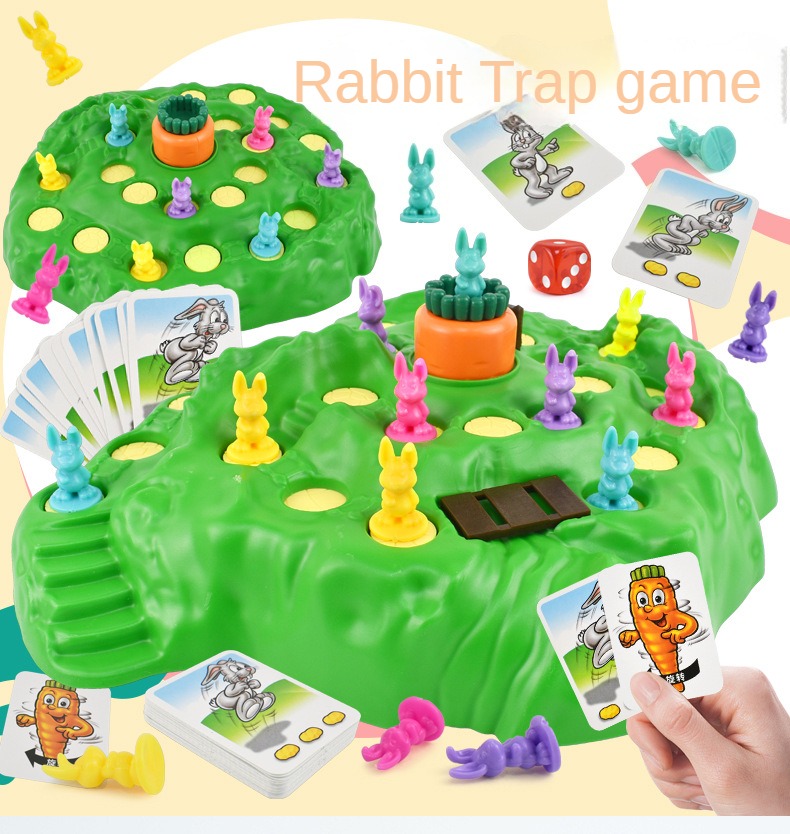 Board Game Multiplayer - New Rabbit Trap Puzzle Toy Children's