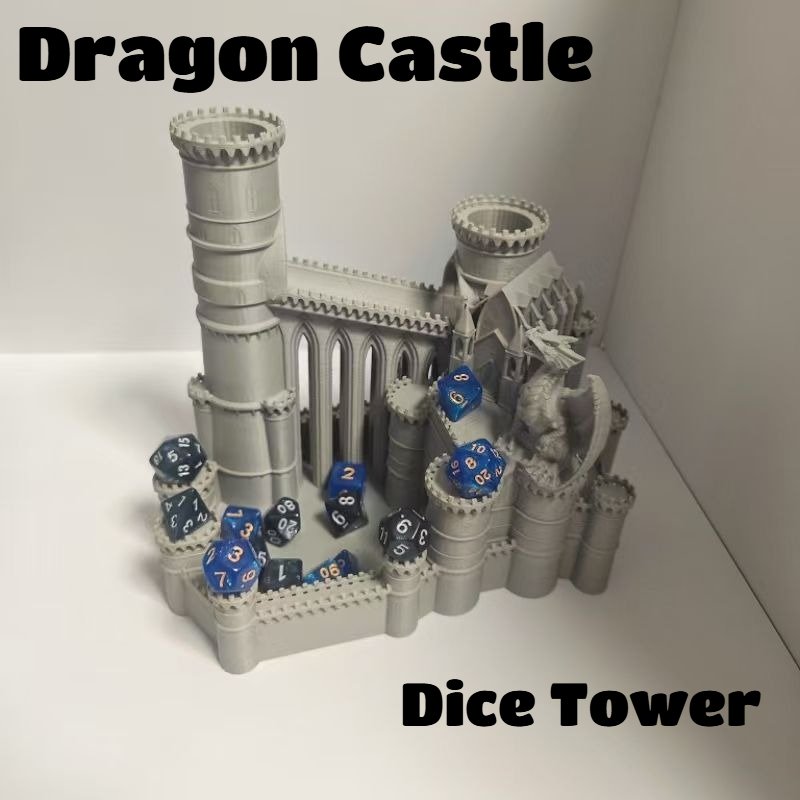 Large Size Dragon Castle Dice  - Board Game Print review and price