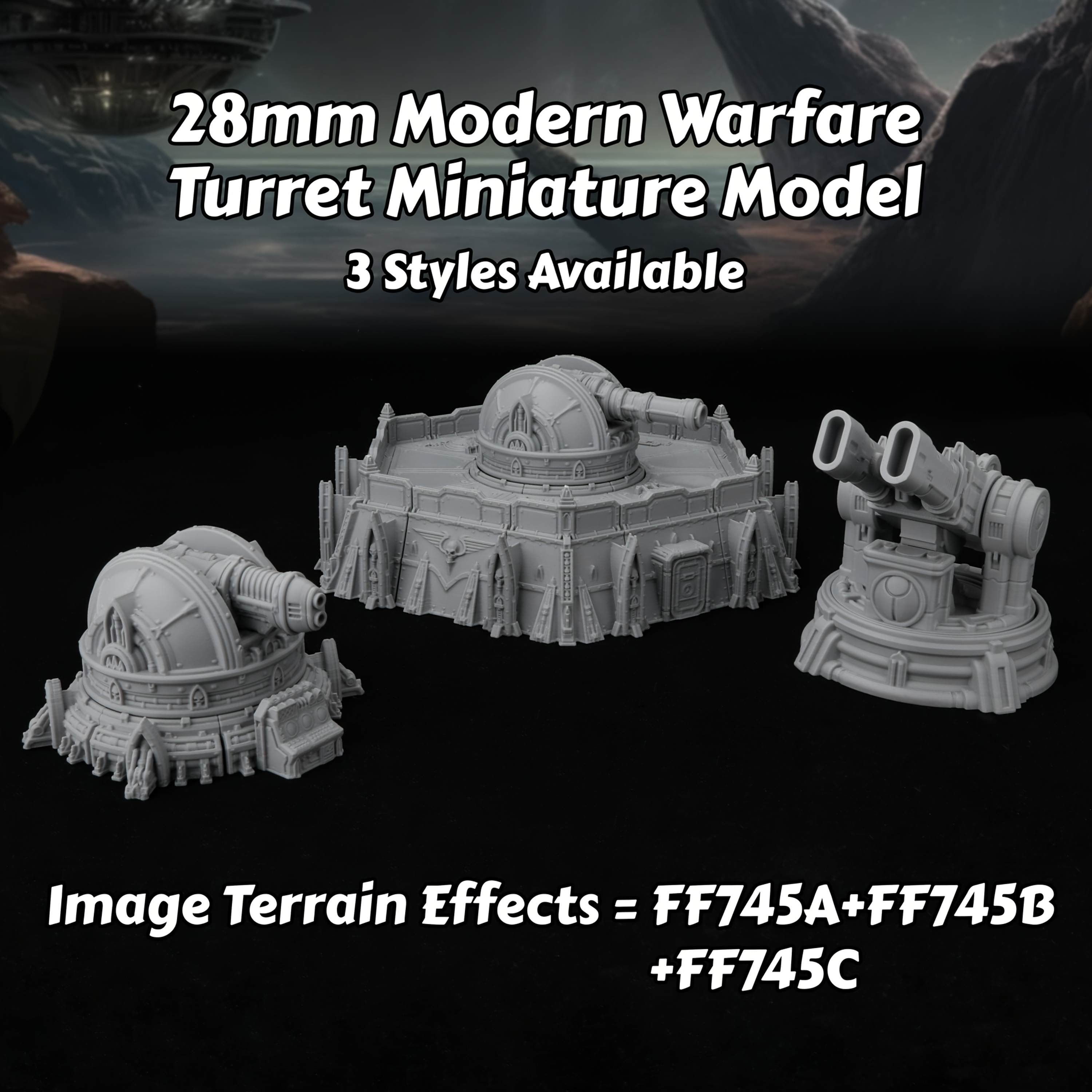 TTRPG Sci-Fi Defense Miniature - Miniature Terrain Set review and price