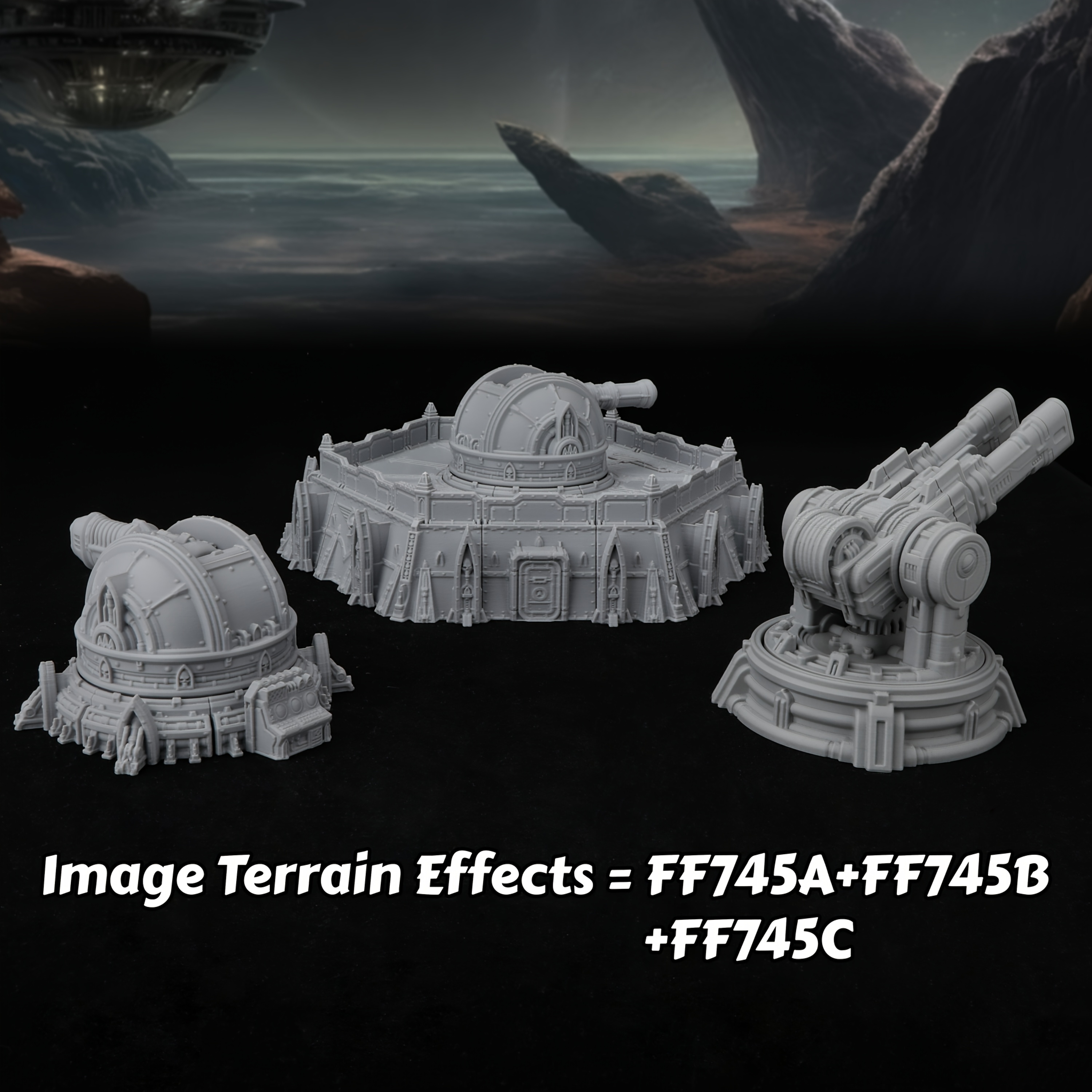 TTRPG Sci-Fi Defense Miniature - Miniature Terrain Set review and price