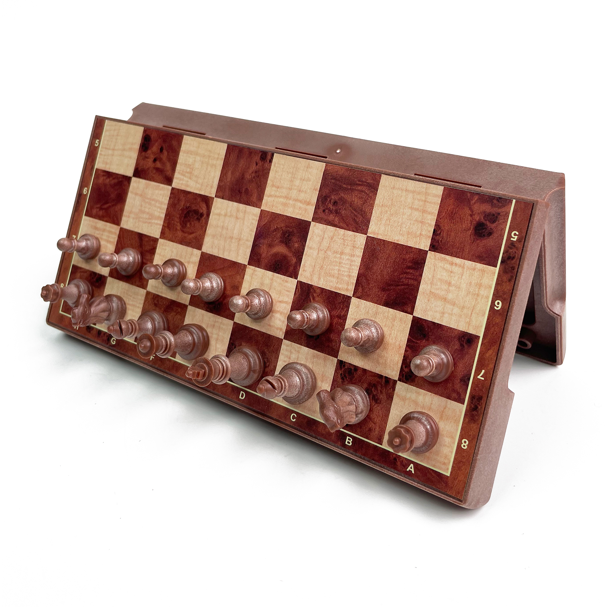 2-in-1 Foldable Magnetic Woodg - Magnetic Travel Chess review and price