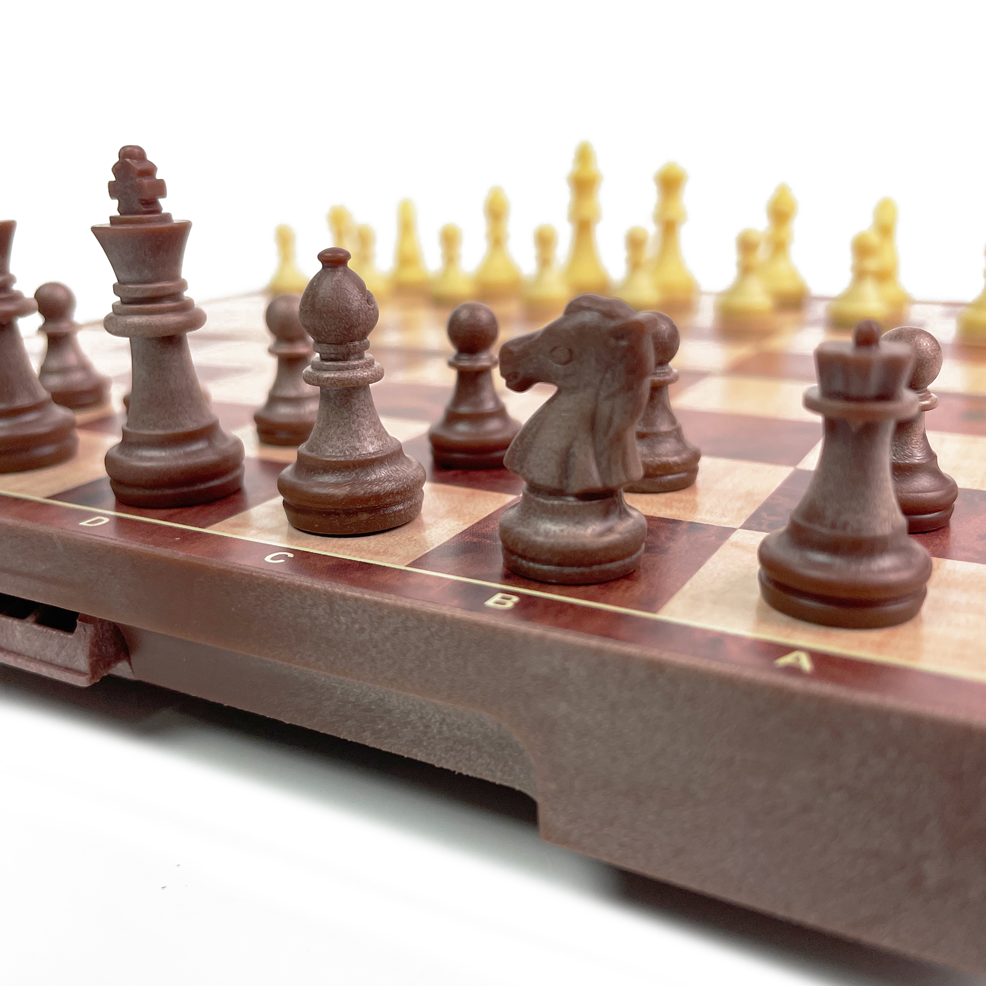 2-in-1 Foldable Magnetic Woodg - Magnetic Travel Chess review and price