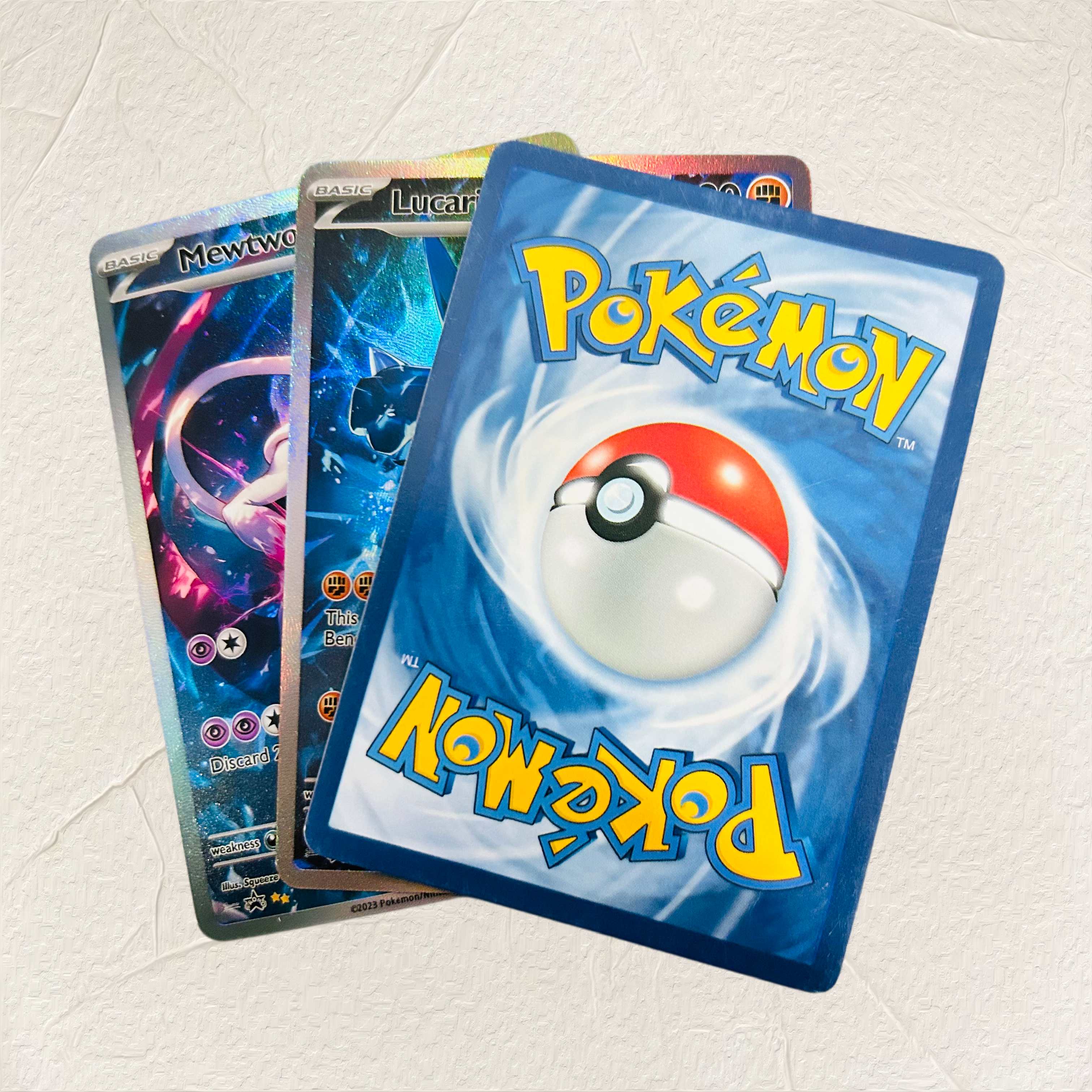 DIY Pokemon Mewtwo ex Holograp - Board Game Anime review and price