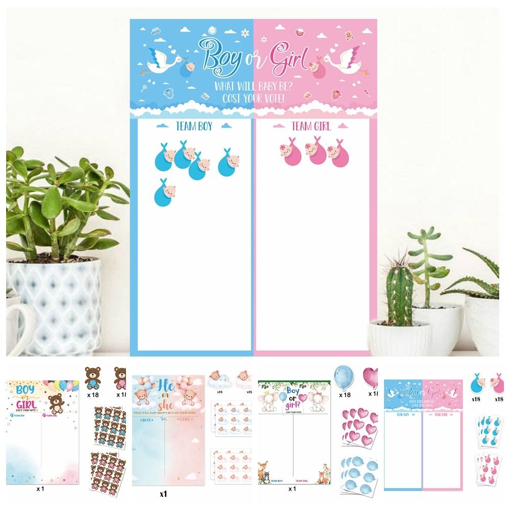 With Stickers Gender Revealed  - Board Game Or Boardgame review and price