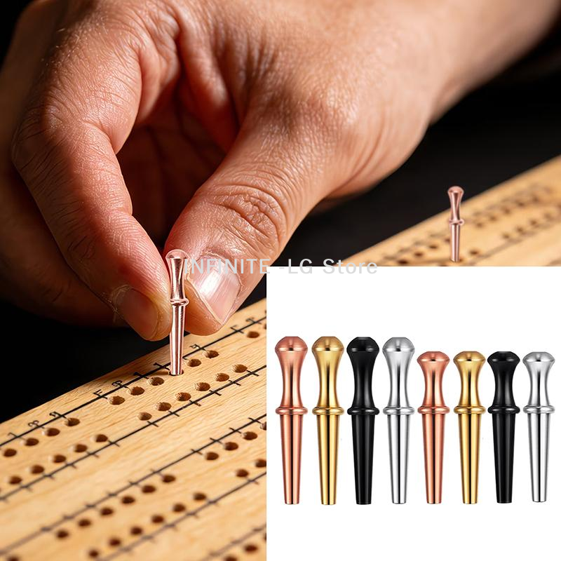 6pcs Metal Cribbage Pegs Muti- - Board Game Store review and price