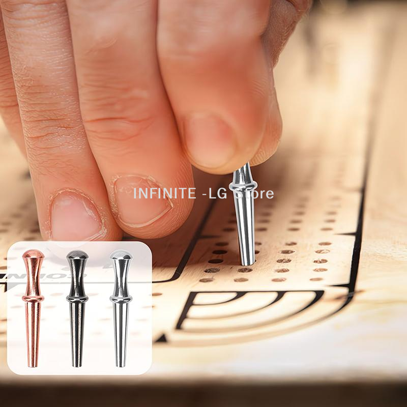 6pcs Metal Cribbage Pegs Muti- - Board Game Store review and price