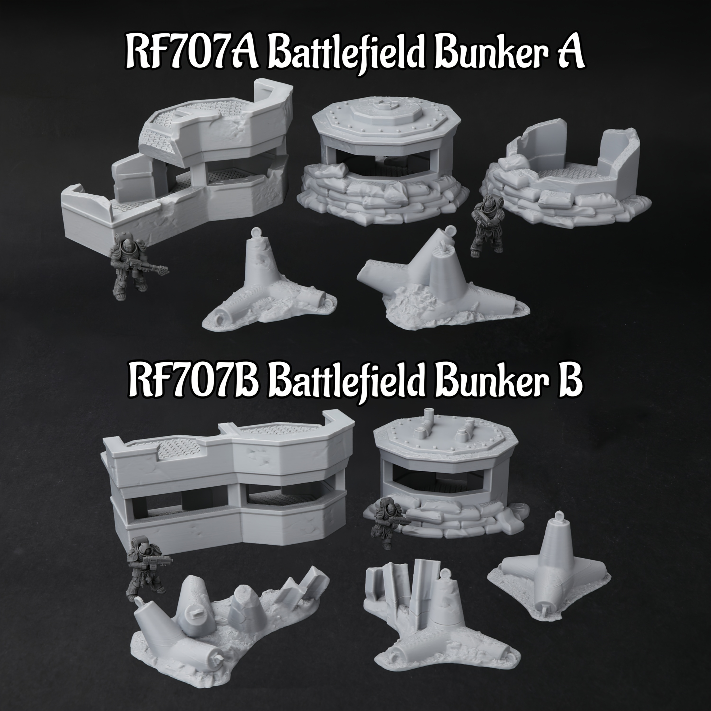 Sci-Fi Modular Battlefield Bun - Miniature Terrain Set review and price