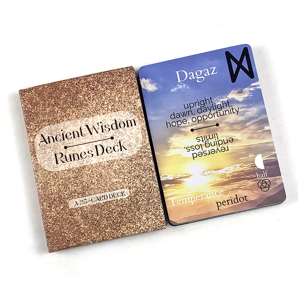 Ancient Wisdom Runes Deck 25 E - Board Game Inspiration review and price