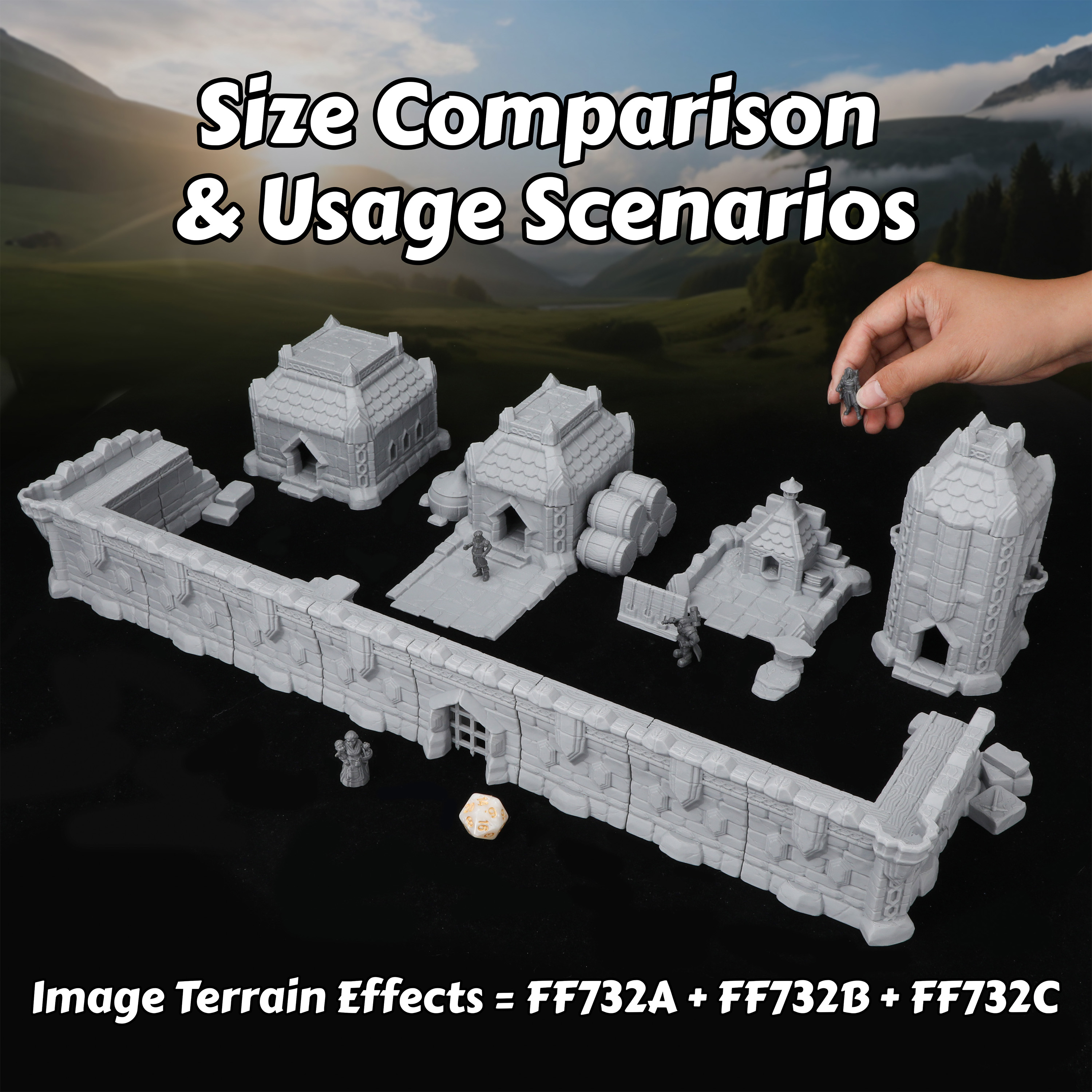 Fantasy Town Buildings Miniatu - Miniature Terrain Set review and price