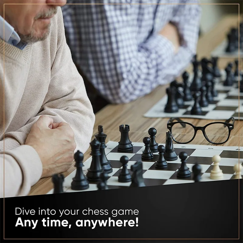 Chessboard PU Leather, 35cm/43 - Board Game Or Boardgame review and price