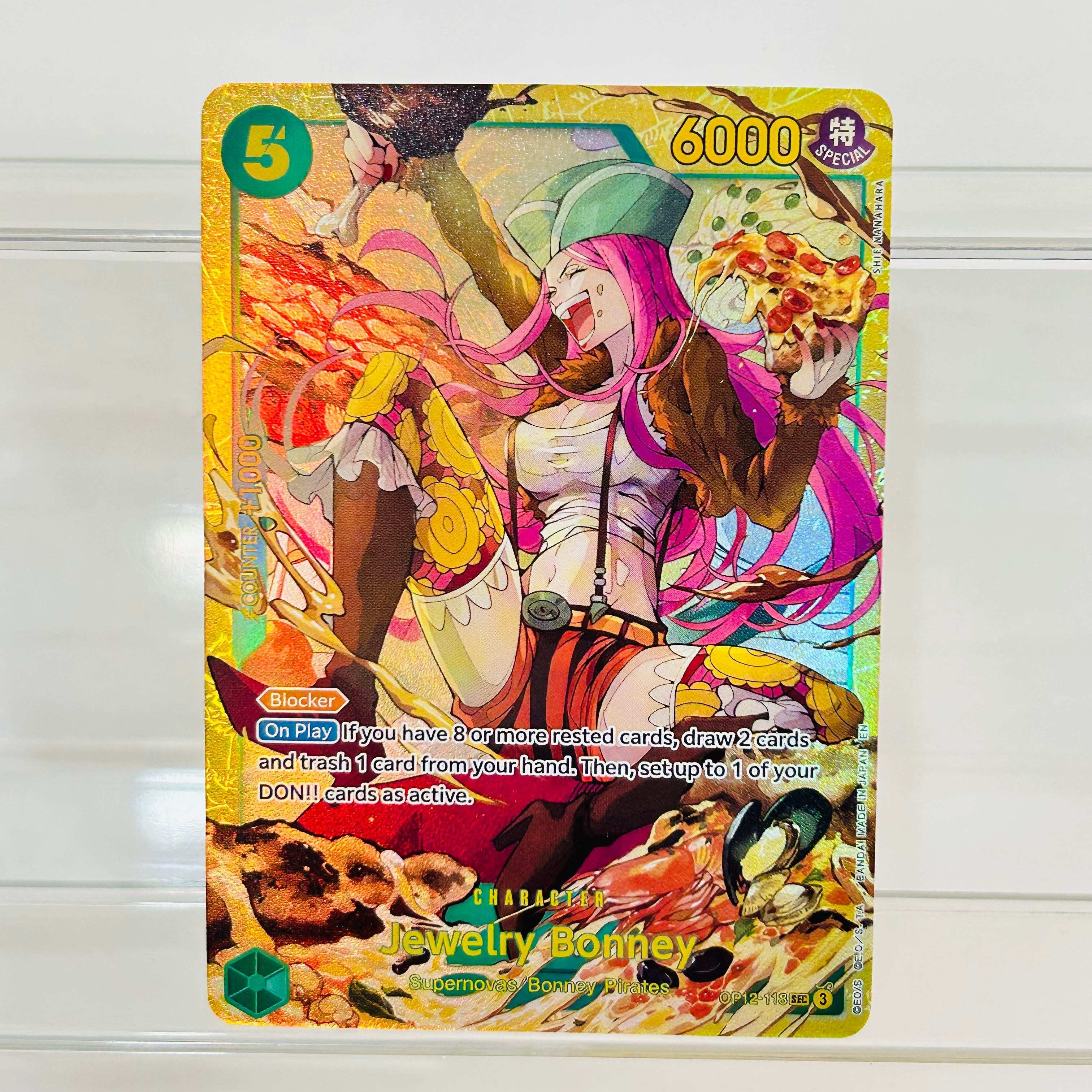 One Piece Bonney OP12-113 SEC  - Board Game Anime review and price