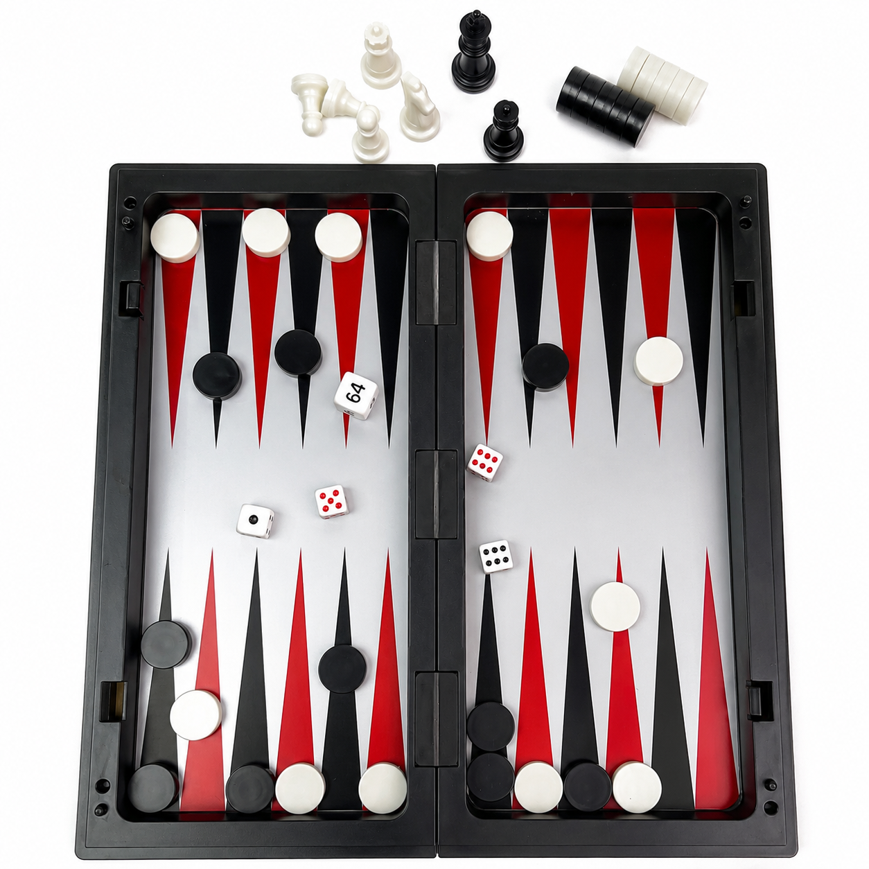 19.1x19.7cm 3 in 1 Folding Mag - Magnetic Travel Chess review and price