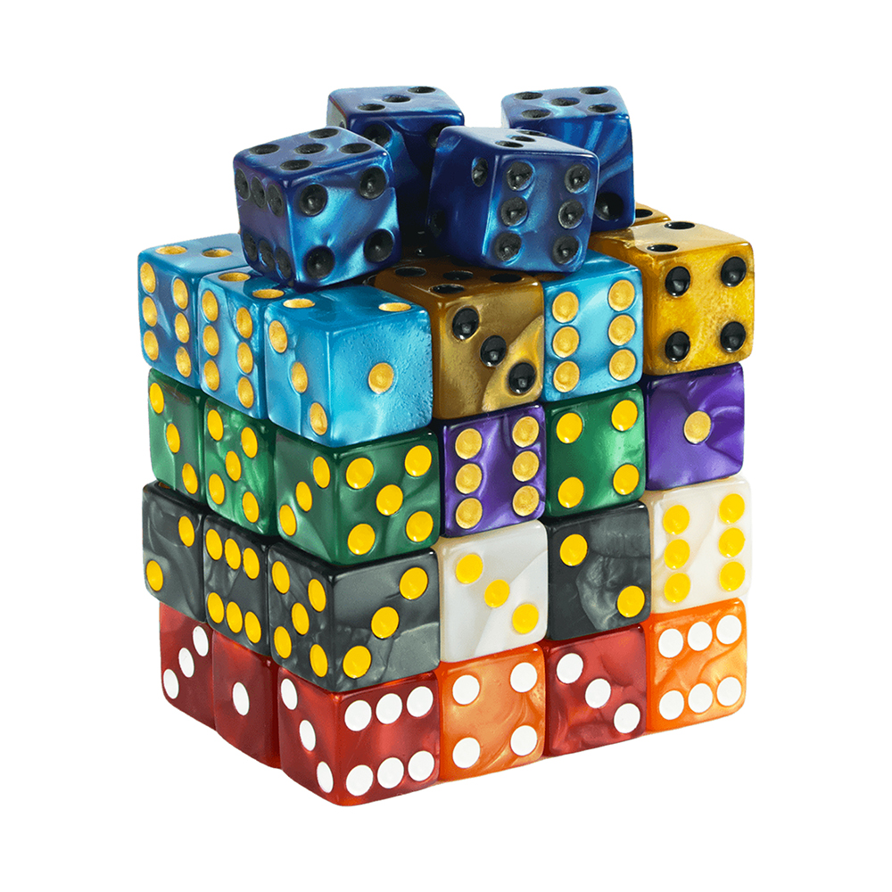 6-Sided Game Dice 16mm Marble  - Board Game Or Boardgame review and price