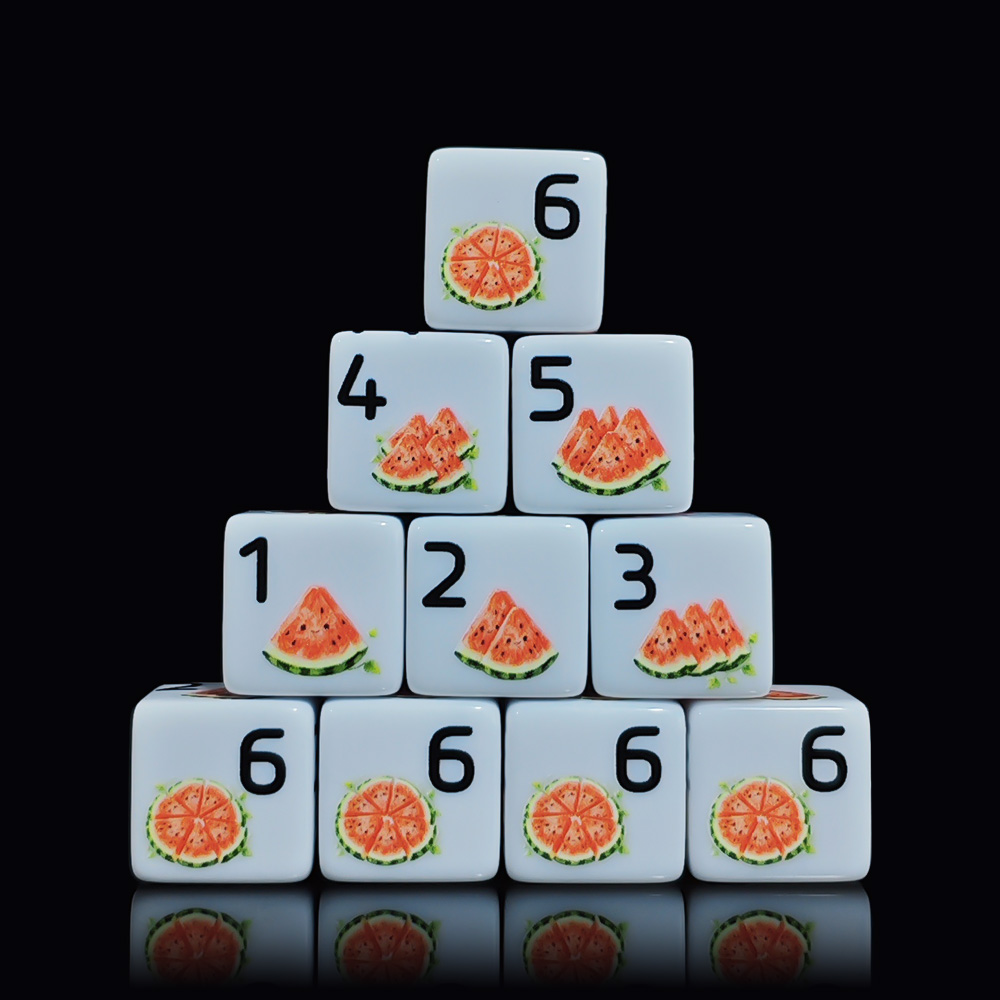 12Pcs 16MM Acrylic D6 Dice, Fr - Board Game Print review and price