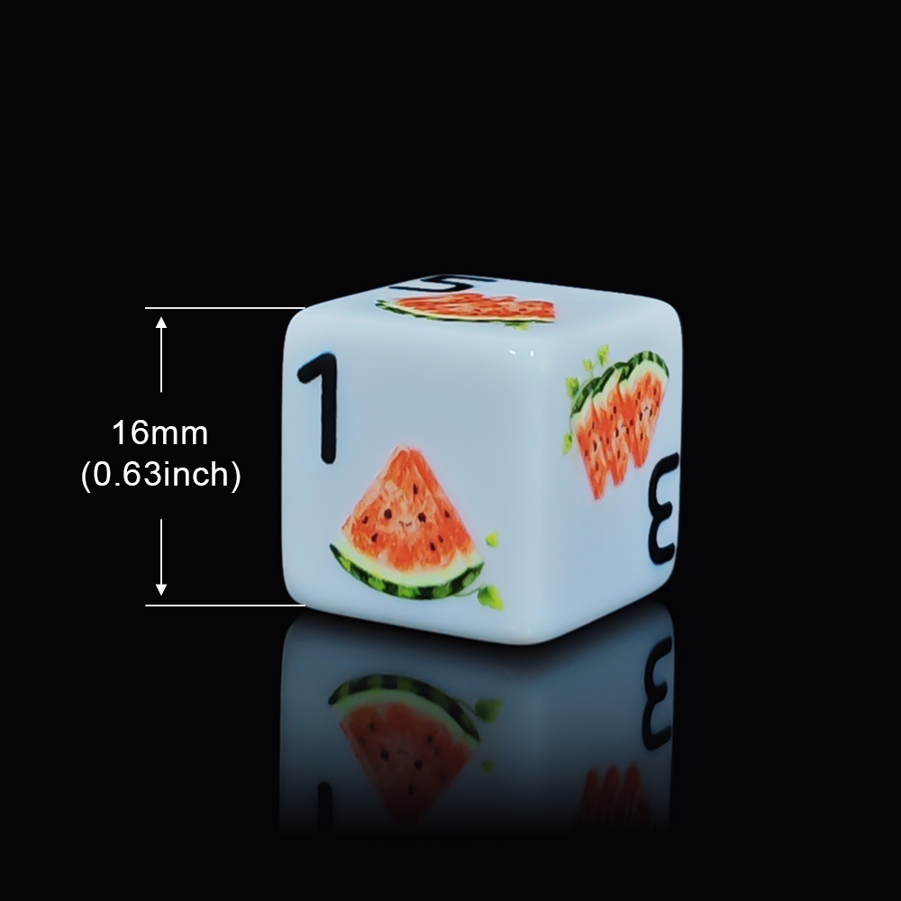 12Pcs 16MM Acrylic D6 Dice, Fr - Board Game Print review and price
