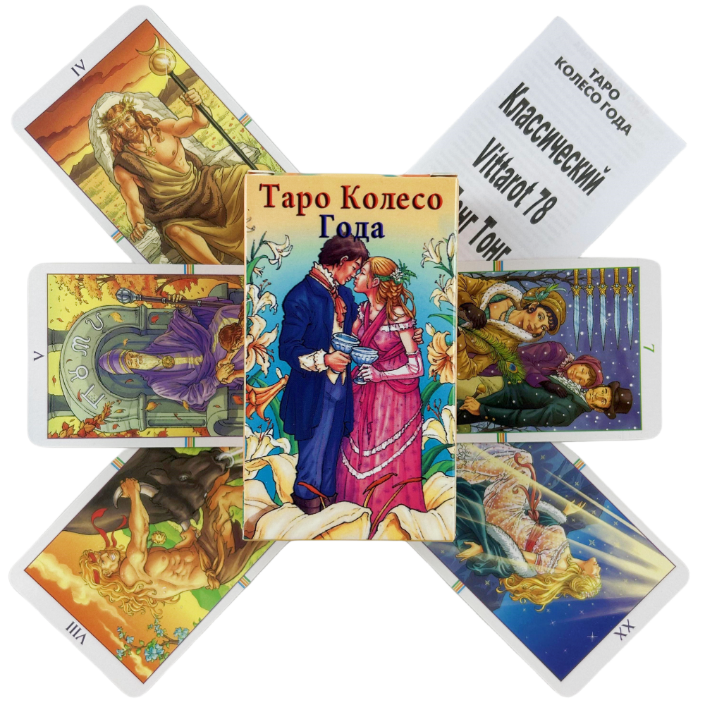 Russian Wheel of the Year Taro - Board Game Instruction review and price