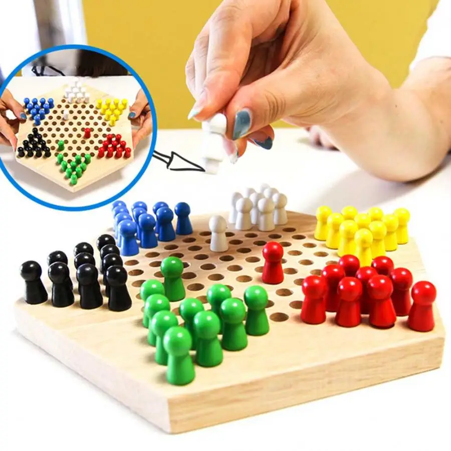 Wooden Educational Board Kids  - Board Game Halma review and price