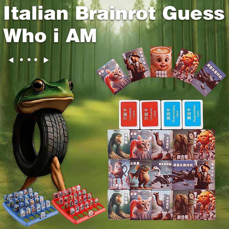 Italian Brainrot Guess Who I A - Board Game Guess Who review and price