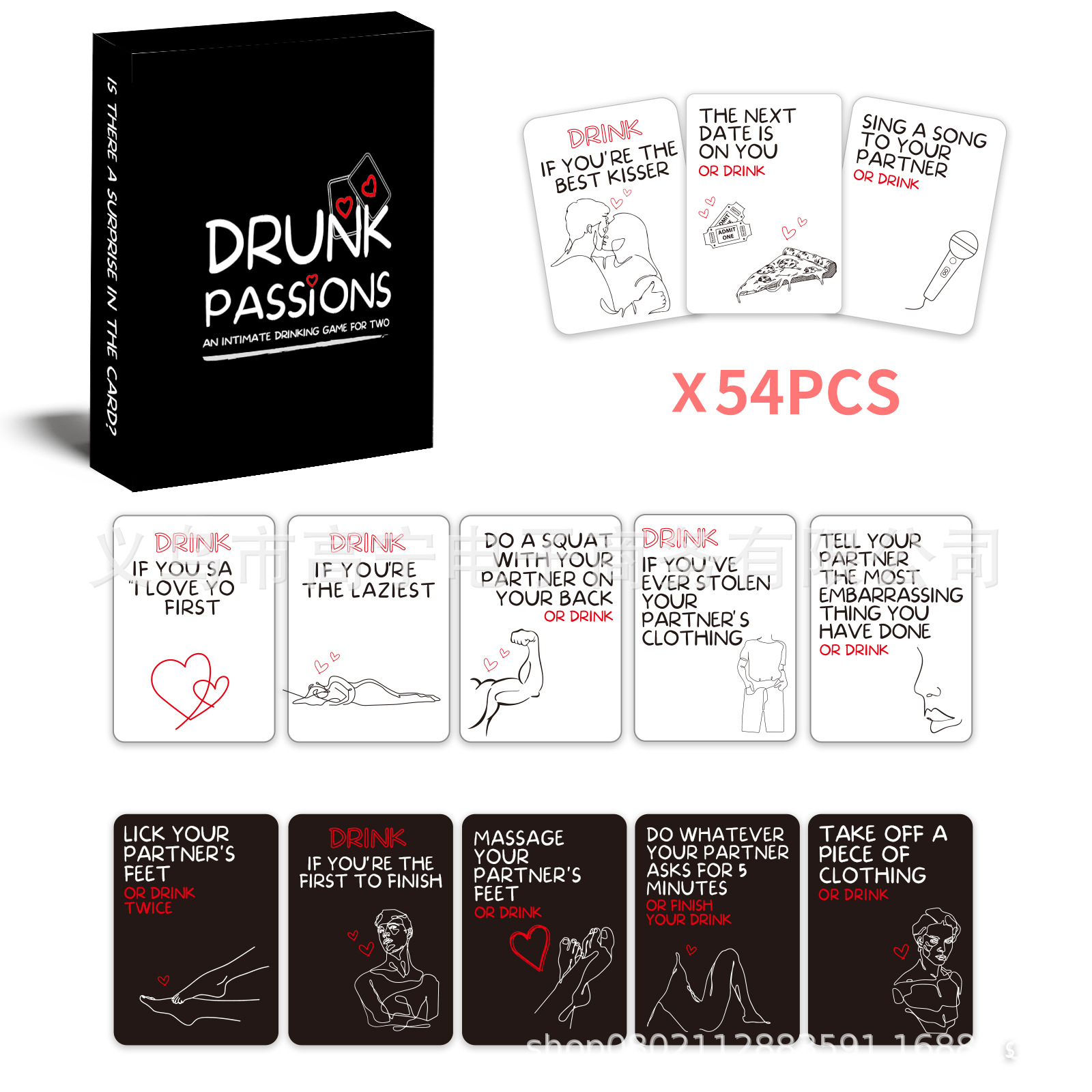 Drunk Passions Lovers Couples  - Board Game For Couple review and price