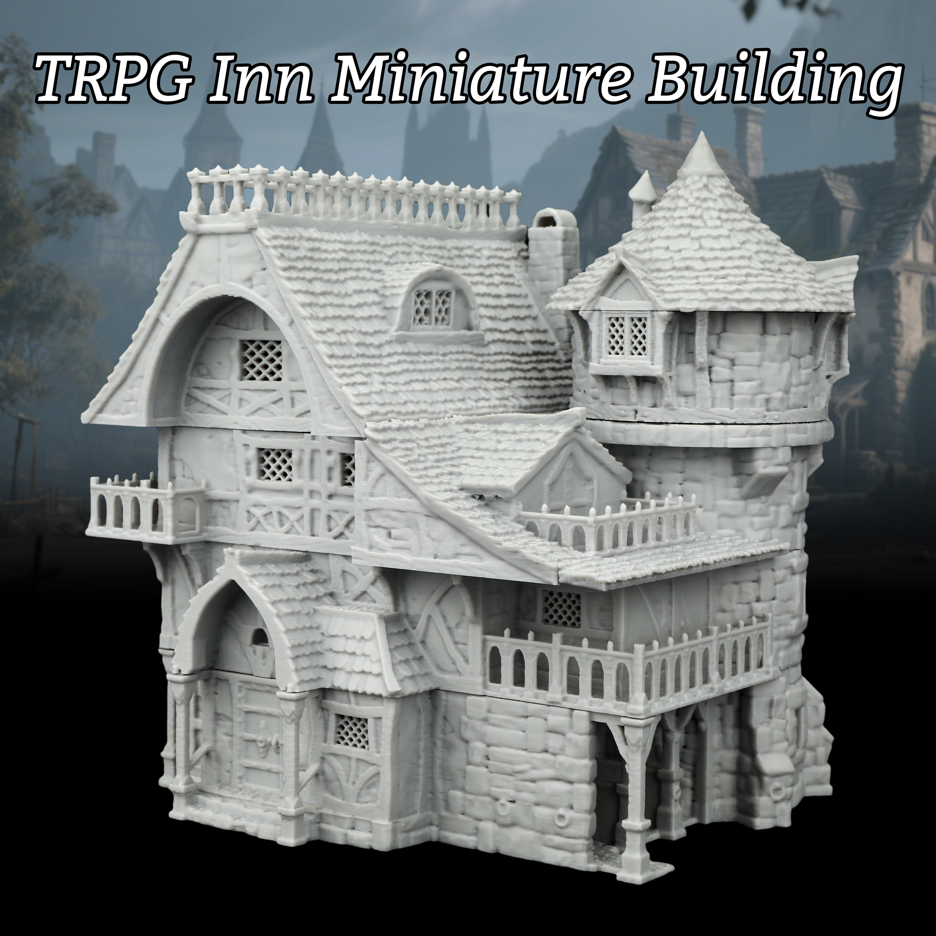 Fantasy Inn Miniature Building - Miniature Terrain Set review and price