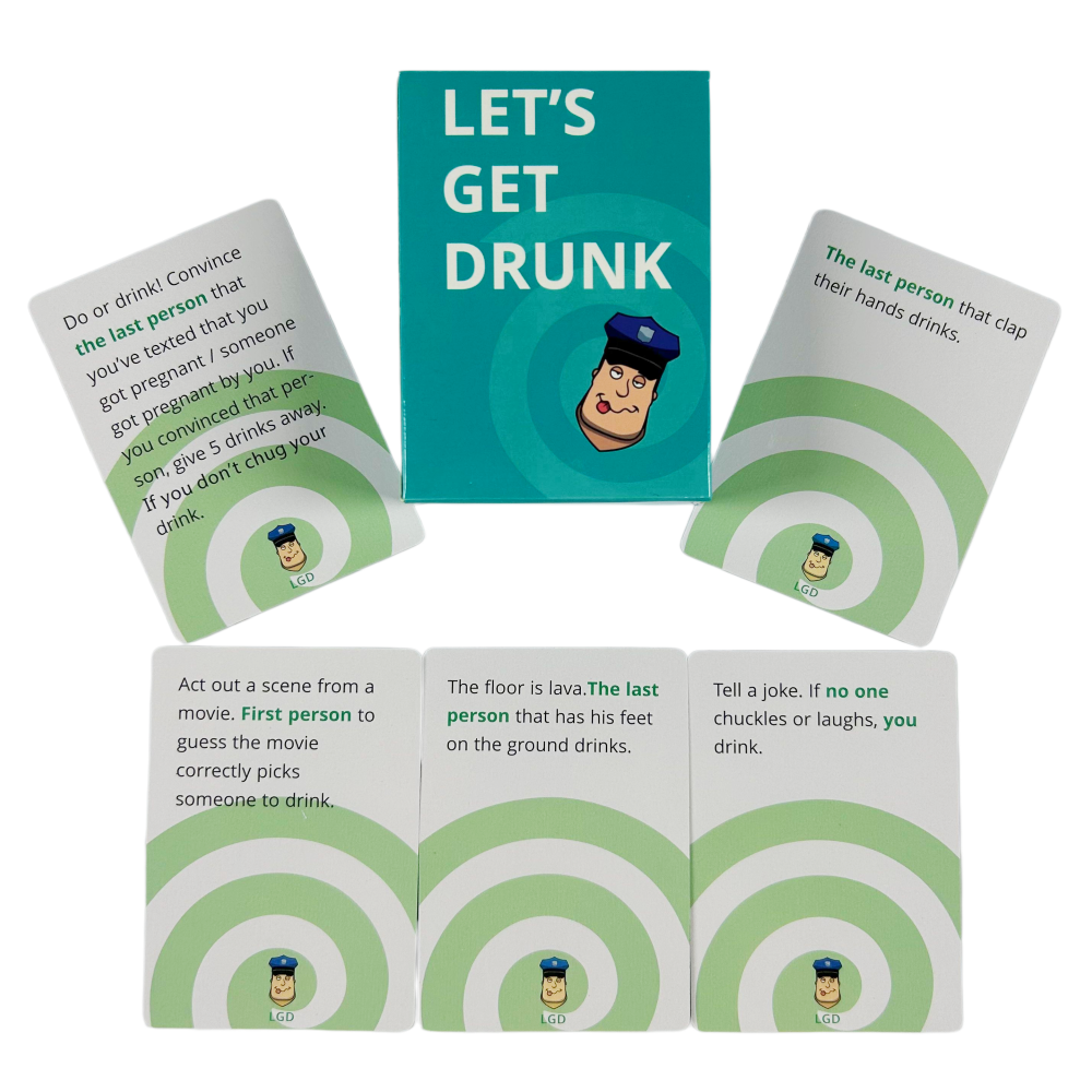 Let's Get Drunk Drinking Card  - Board Game For Couple review and price