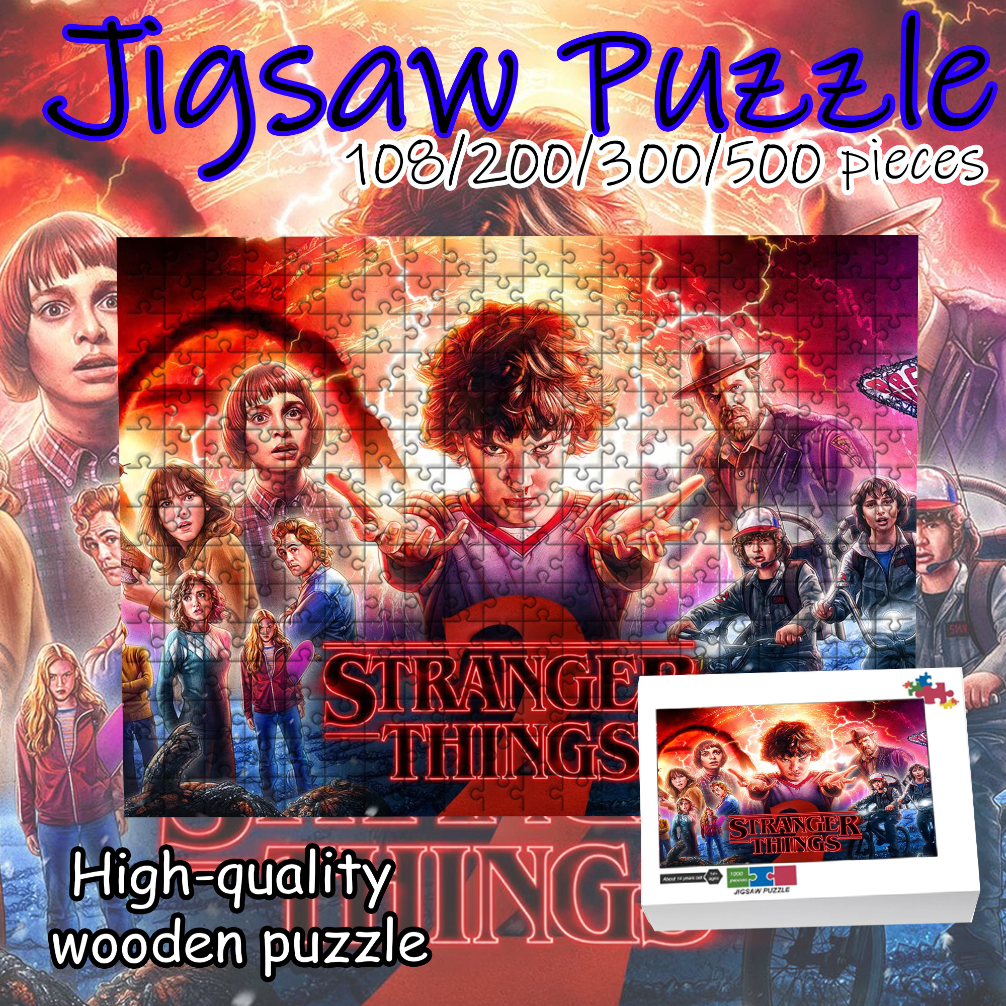 Stranger Things Jigsaw Puzzle  - Board Game Fun review and price