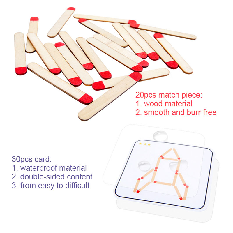 Montessori Matches Puzzles Gam - Board Game Fun review and price