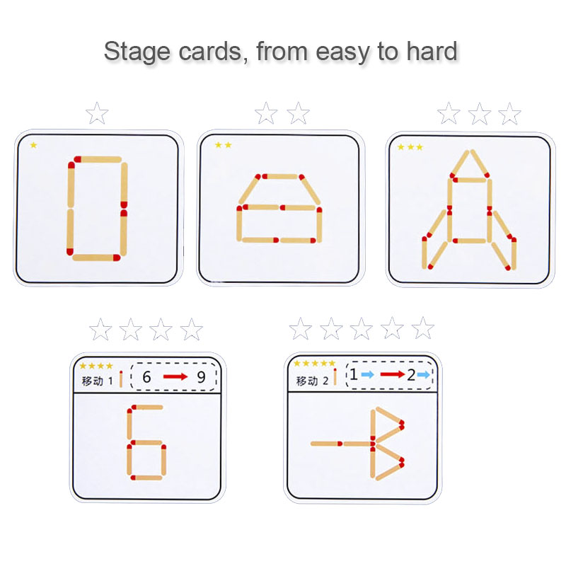 Montessori Matches Puzzles Gam - Board Game Fun review and price