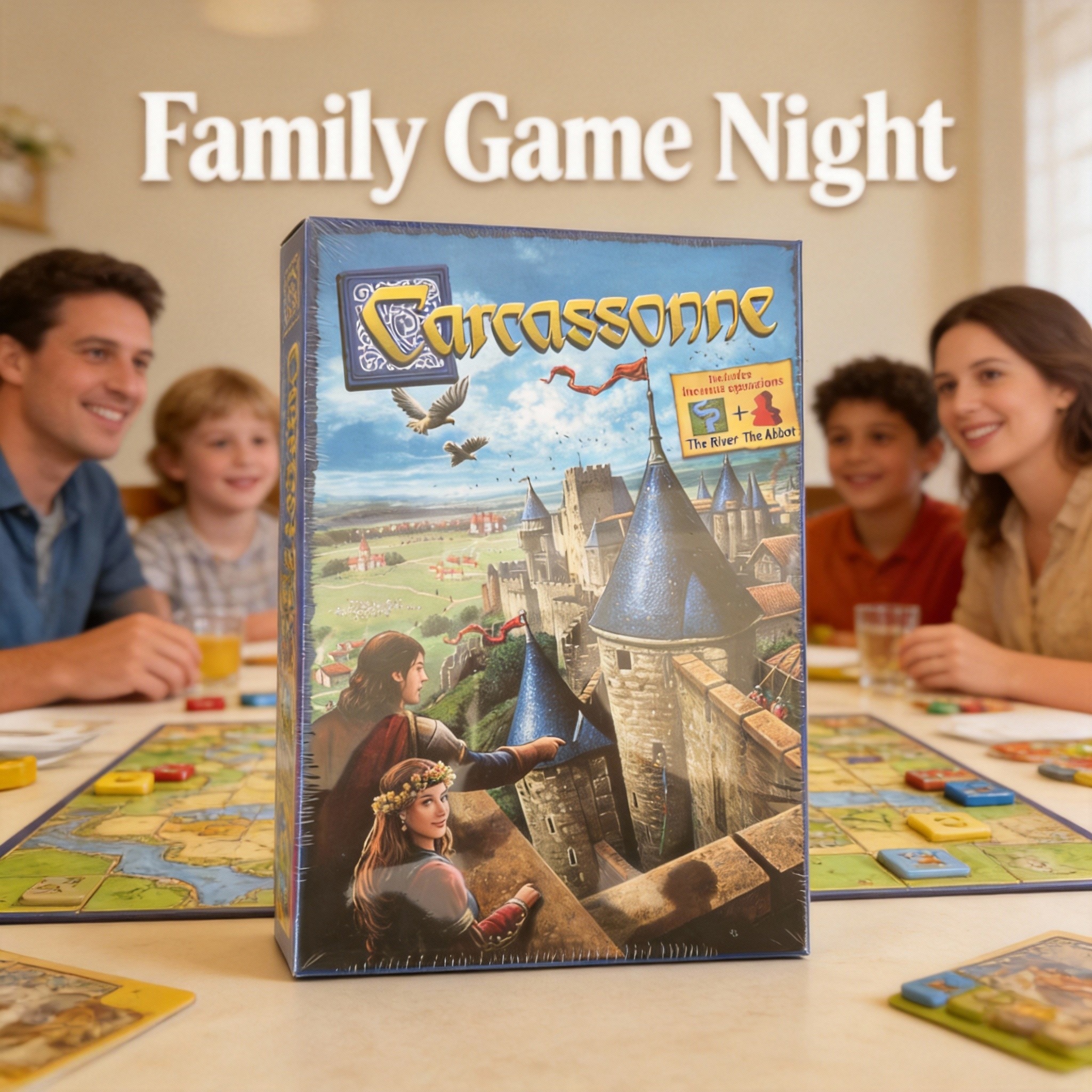 Carcassonne （English Edition）  - Board Game Multiplayer review and price