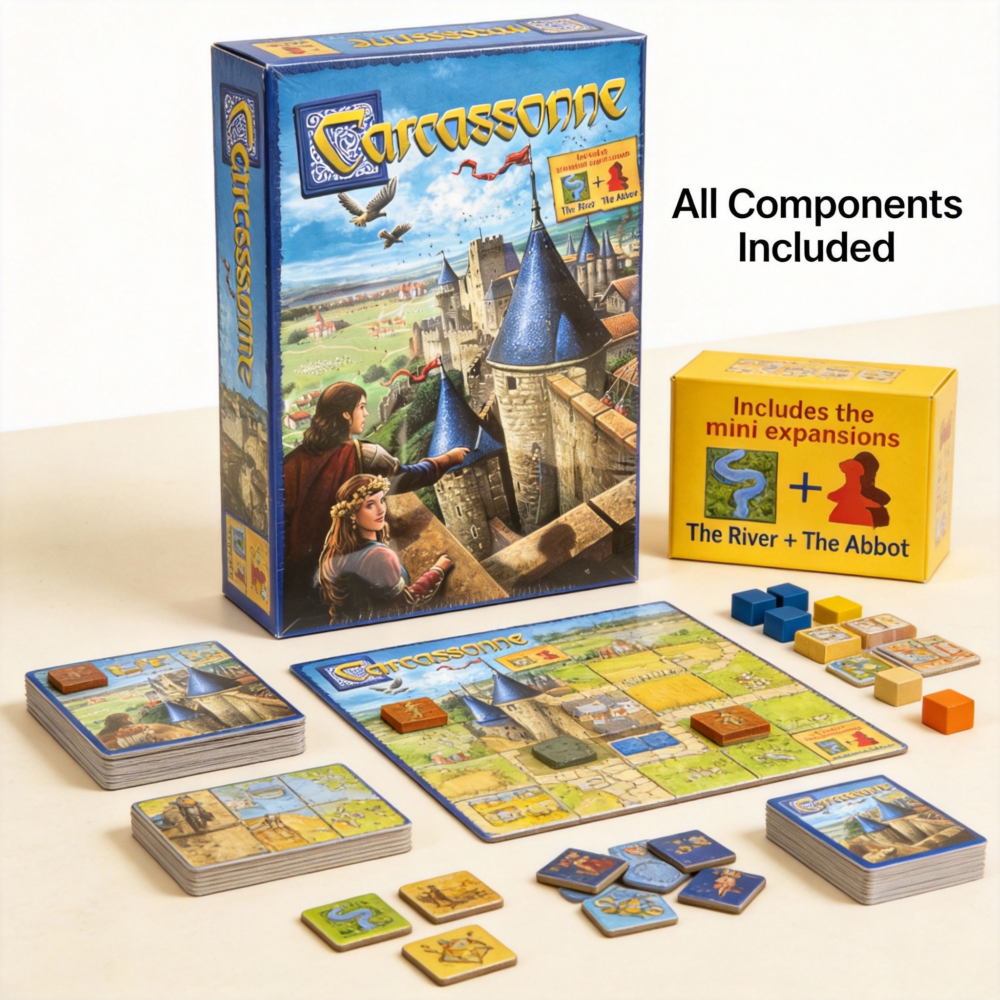 Carcassonne （English Edition）  - Board Game Multiplayer review and price