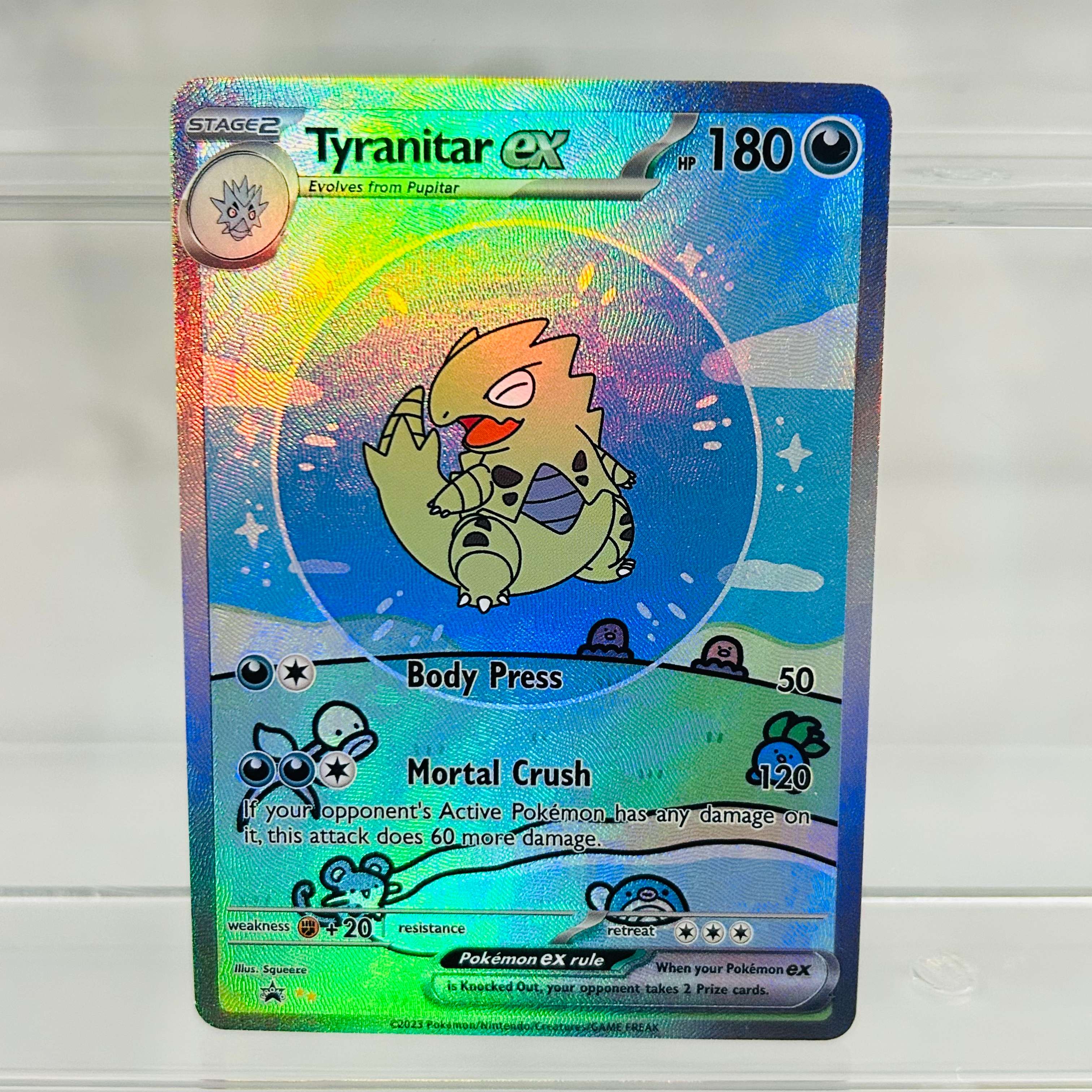 Pokemon Tyranitar ex English C - Board Game Anime review and price