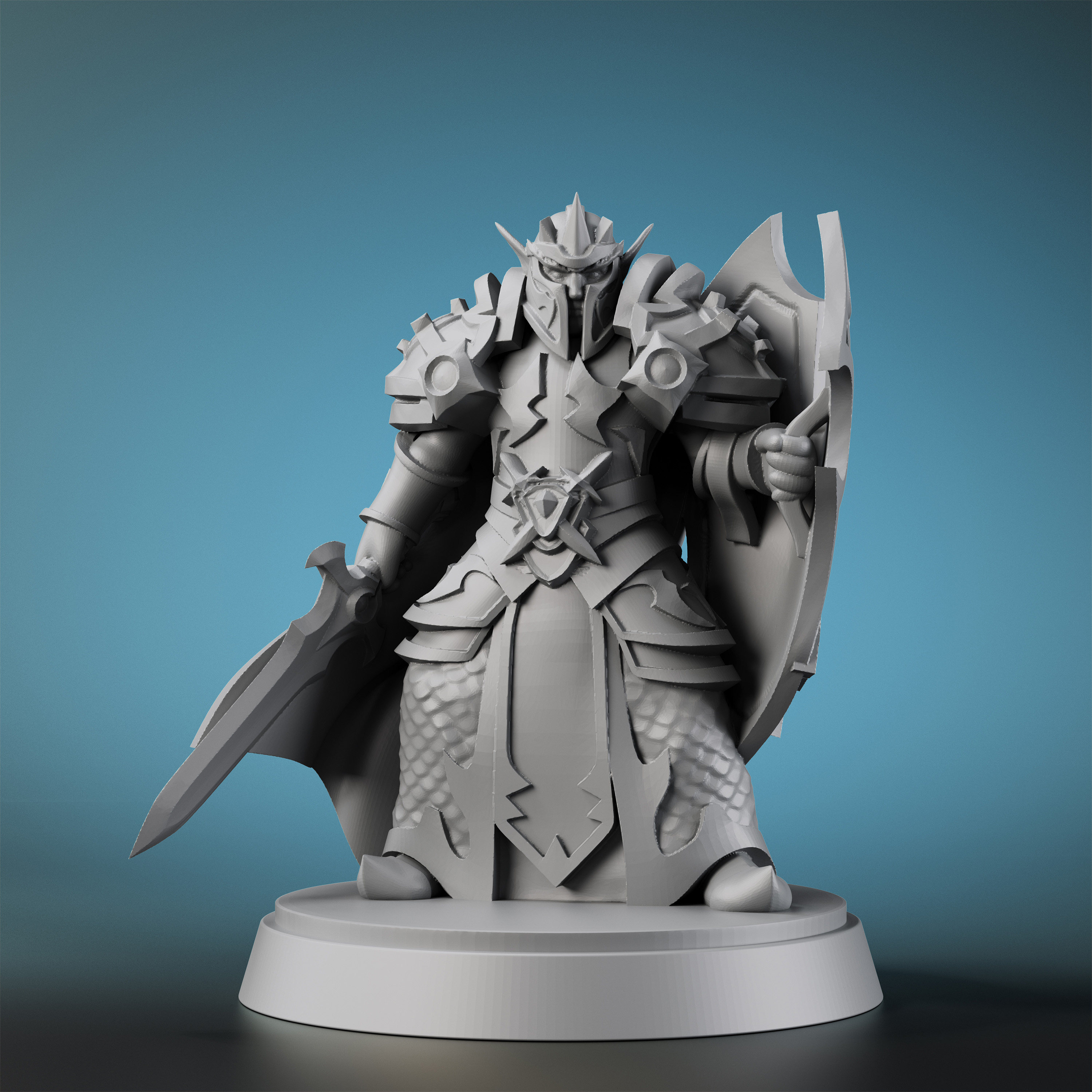 Fantasy Elf Paladin Miniature  - Board Game Or Boardgame review and price