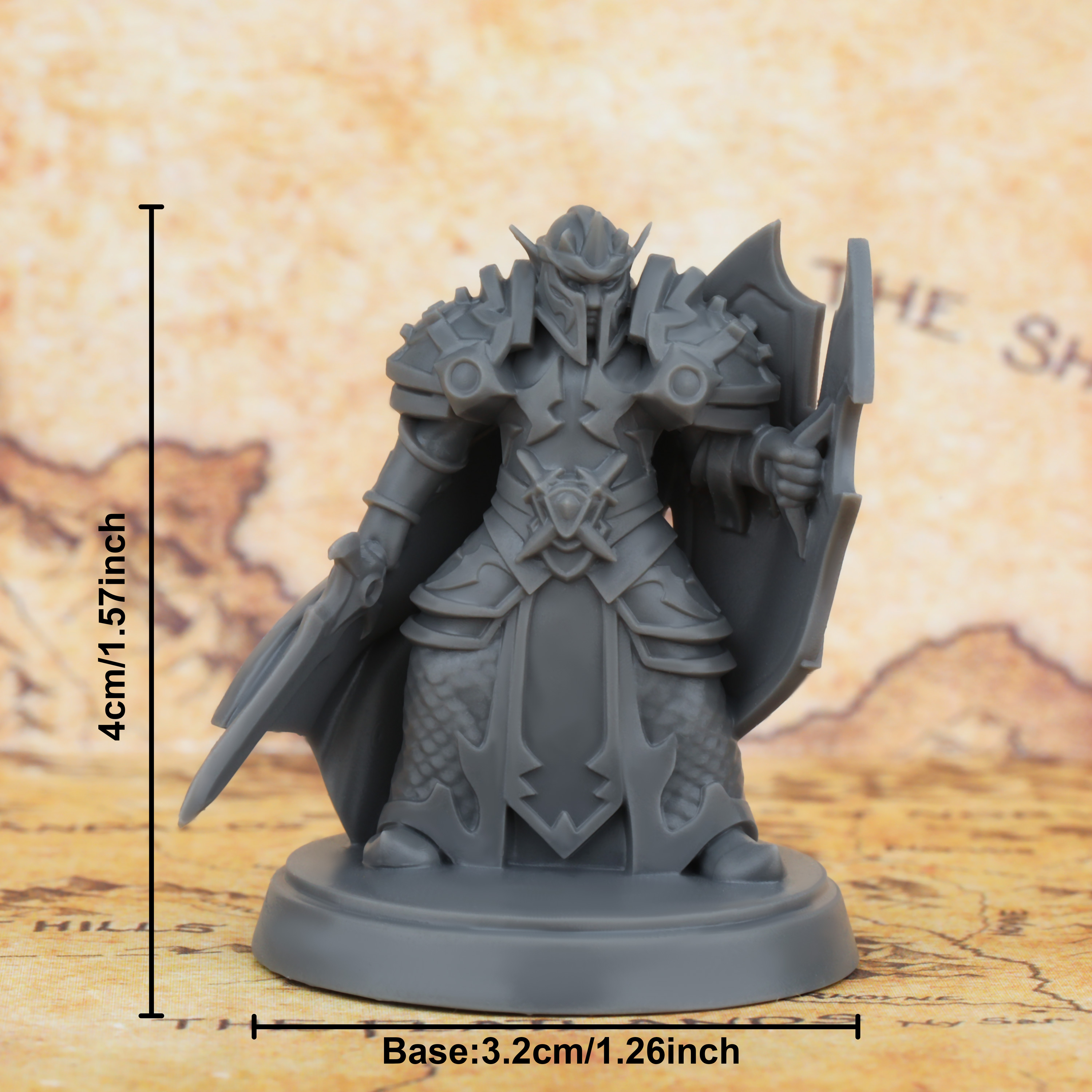 Fantasy Elf Paladin Miniature  - Board Game Or Boardgame review and price