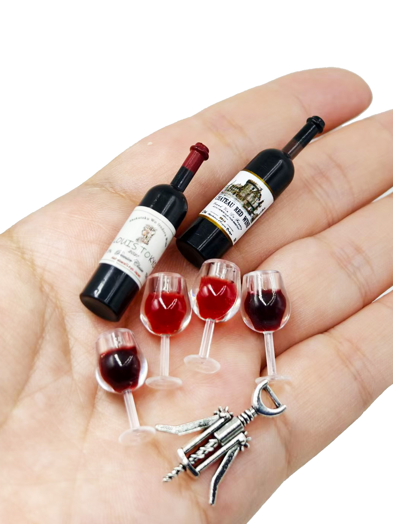 Dollhouse Mini Wine Champagne  - Miniature Terrain Set review and price
