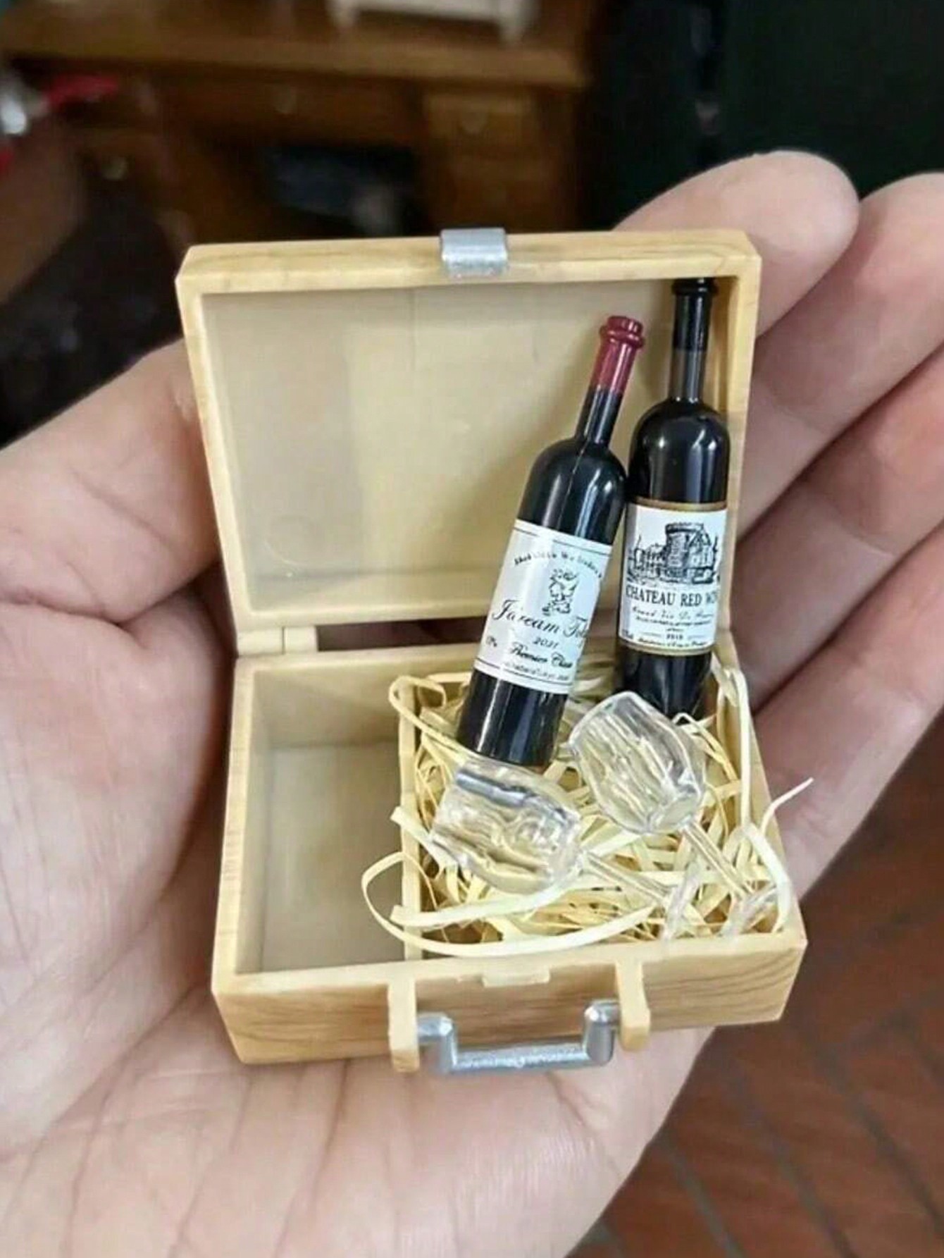 Dollhouse Mini Wine Champagne  - Miniature Terrain Set review and price