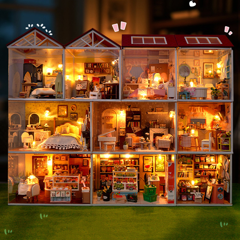 DIY Wooden Dollhouse Mini Bedr - Miniature Terrain Set review and price