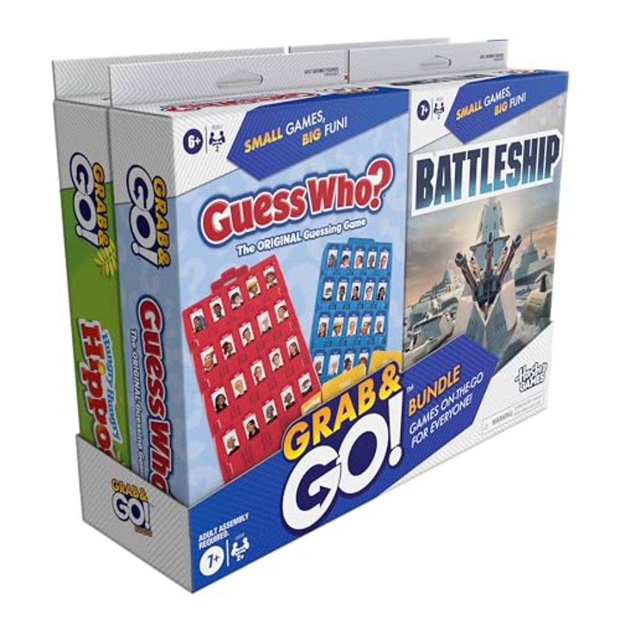 Hasbro Grab and Go! Bundle 4 P - Board Game Guess Who review and price