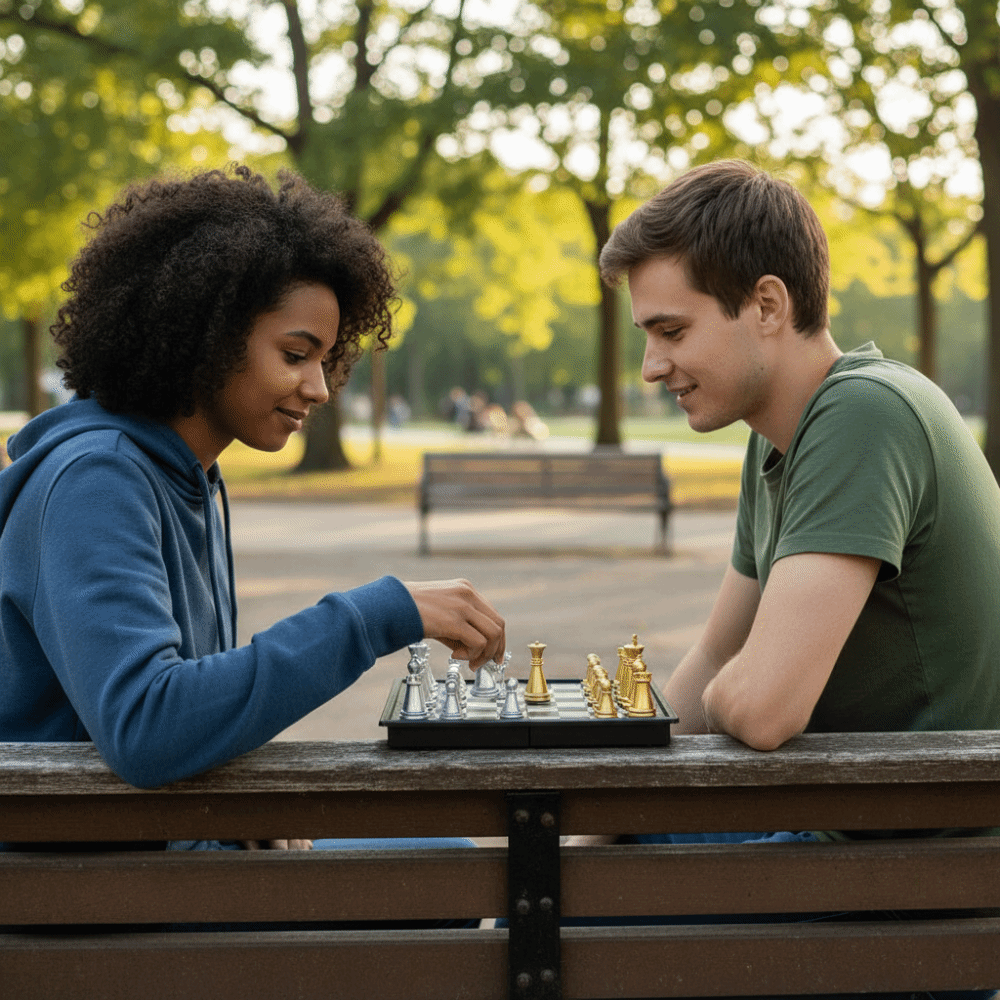 Pocket Size Gold Silver Mini C - Magnetic Travel Chess review and price