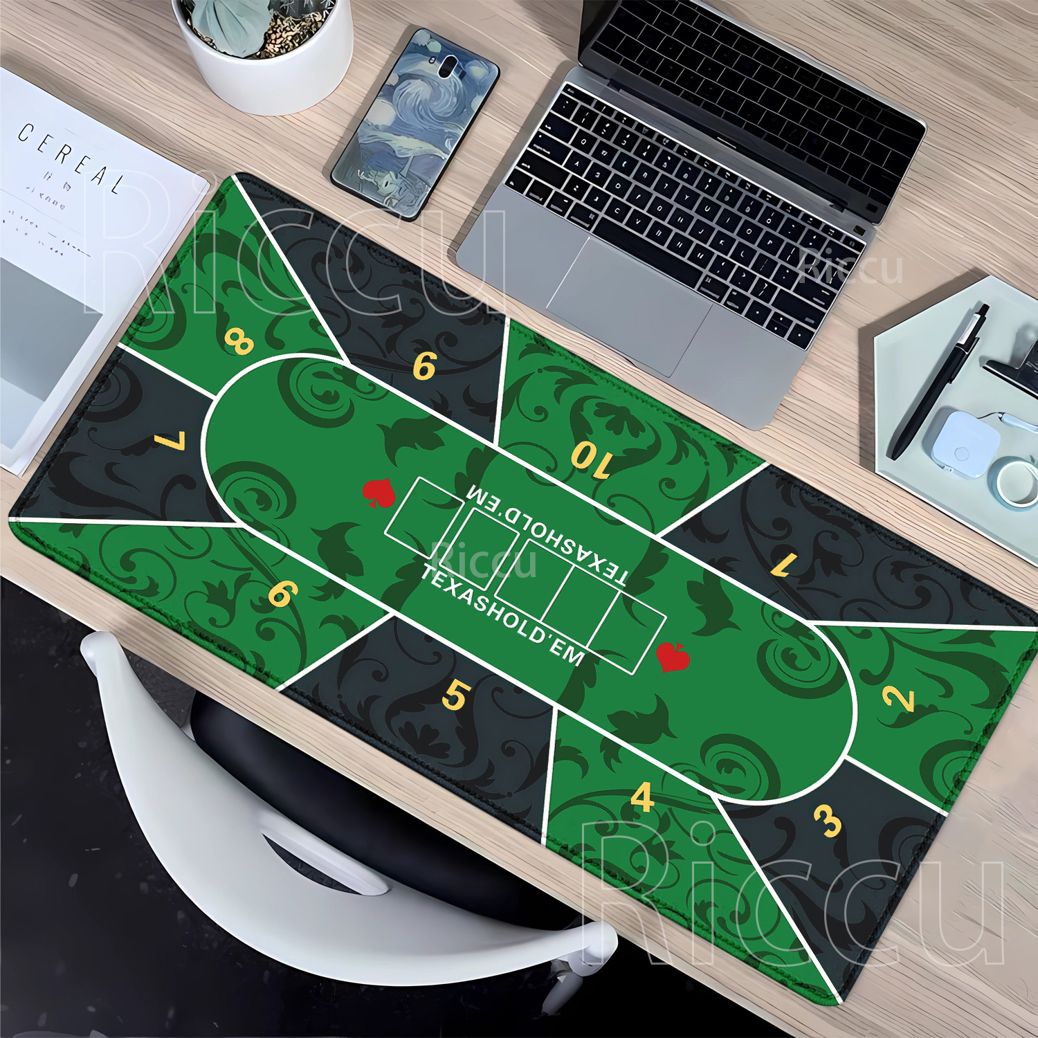 Mousepad Texas Hold’em poker R - Board Game Print review and price